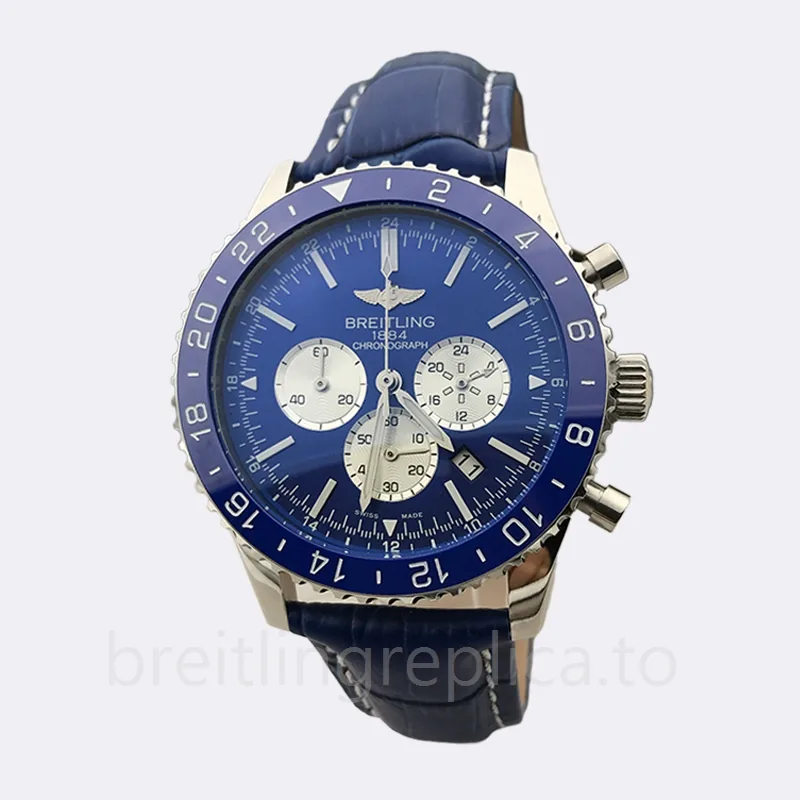Breitling Chronoliner Men's YB04601A.C969 46mm Blue Dial Quartz