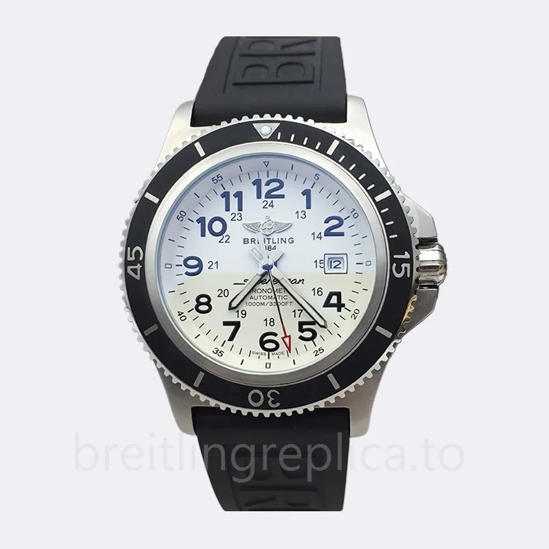 Breitling Superocean Men's 46mm A17365 Silver-tone