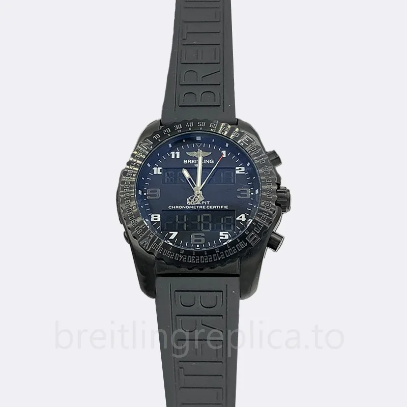 Breitling Professional VB5010221B1W1-001 46mm Men's Quartz Black Dial