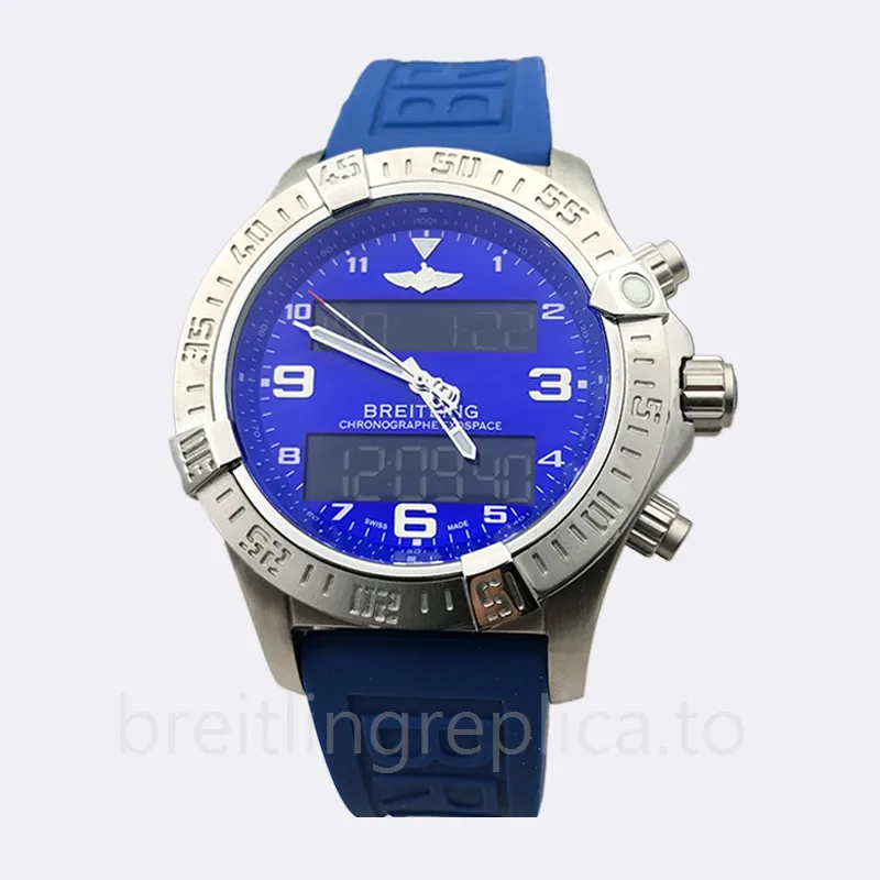 Breitling Exospace Men's ExospaceB55-006 46mm Quartz Blue Dial