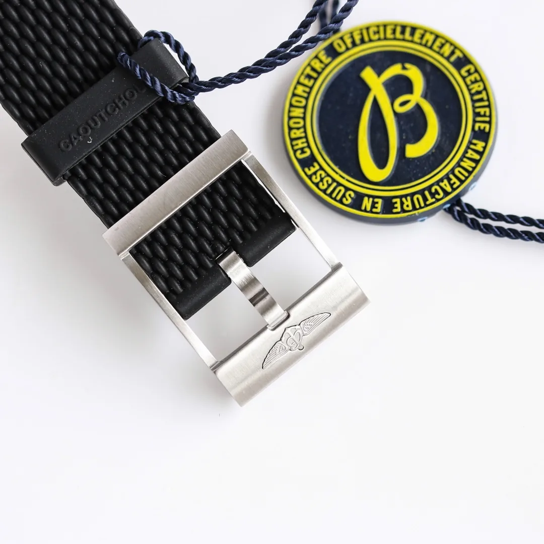 Luxury Swiss Breitling Superocean Heritage UB2010121B1S1 Replica 42mm Watch – Black Dial & Rubber Strap