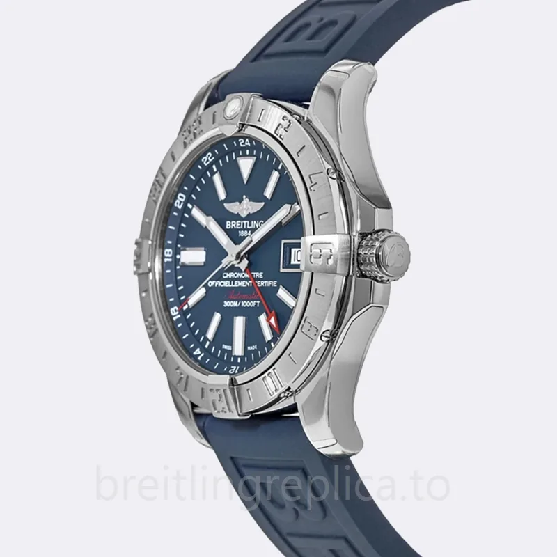 Breitling Avenger 44mm A32390111C1S2 Men's Rubber Band Watch