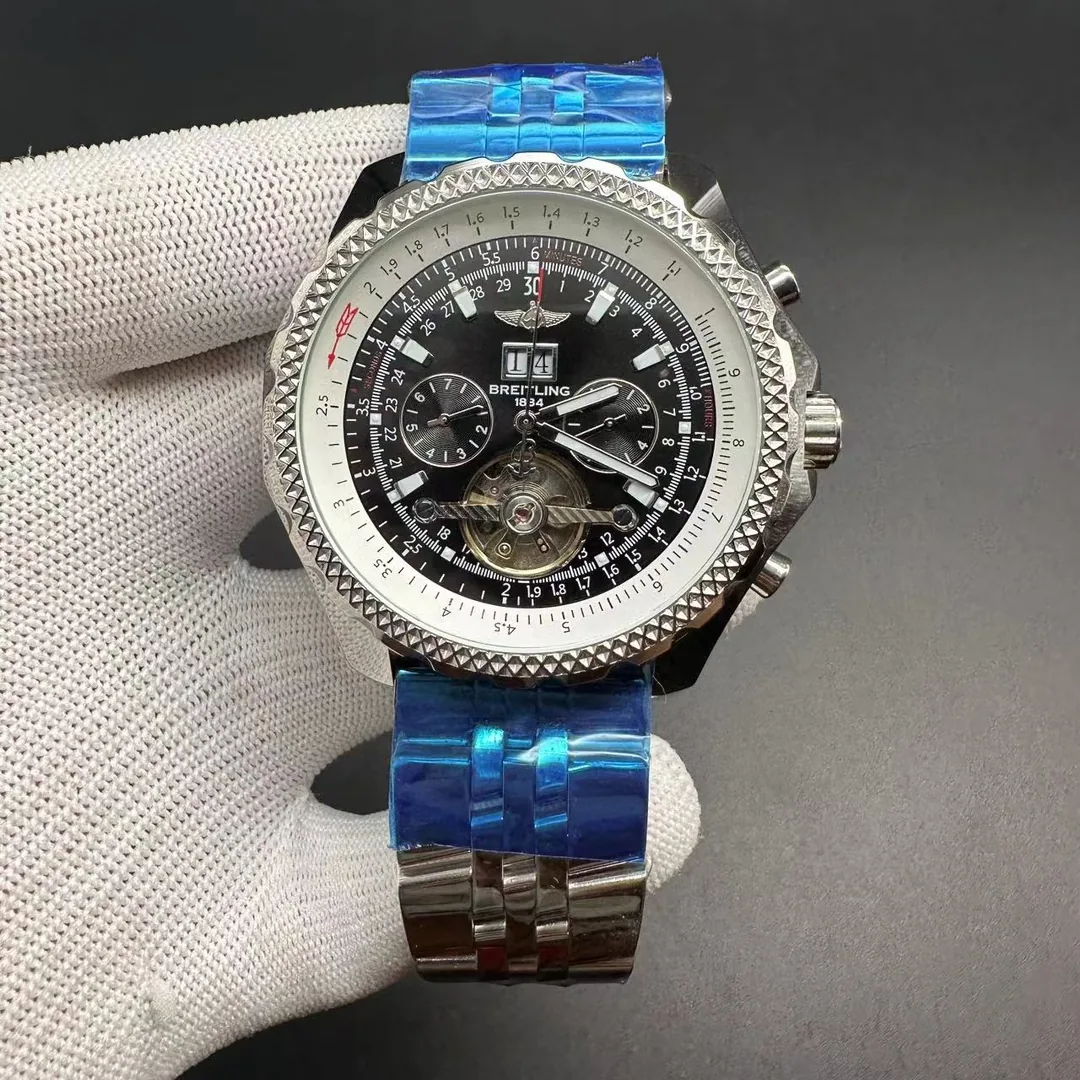 Swiss Breitling Bentley A25363 Replica Watch – 47mm Steel Case, Black Dial, Top Quality Craftsmanship