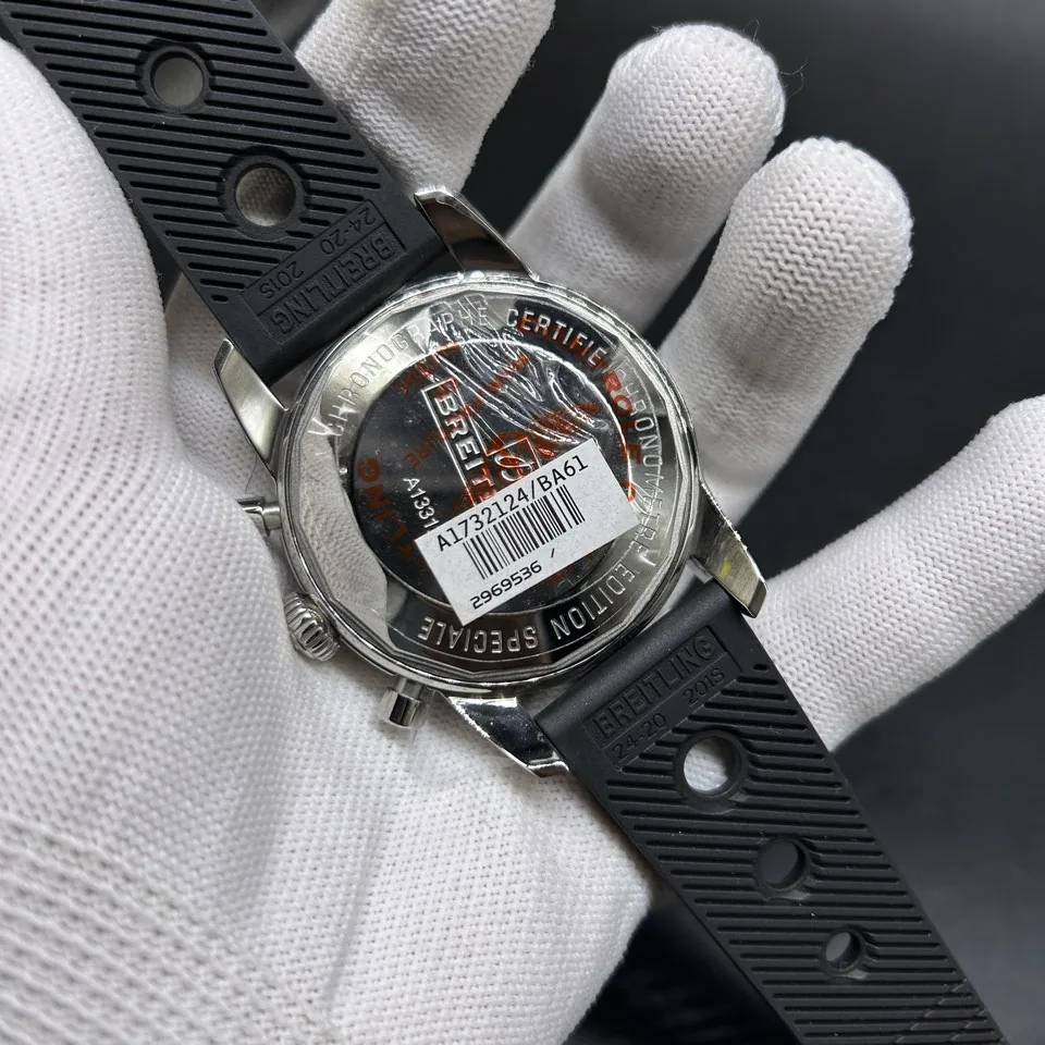AAA Breitling Superocean Heritage A13313121B1S1 Replica 44mm Black Dial Men's Watch With Rubber Strap