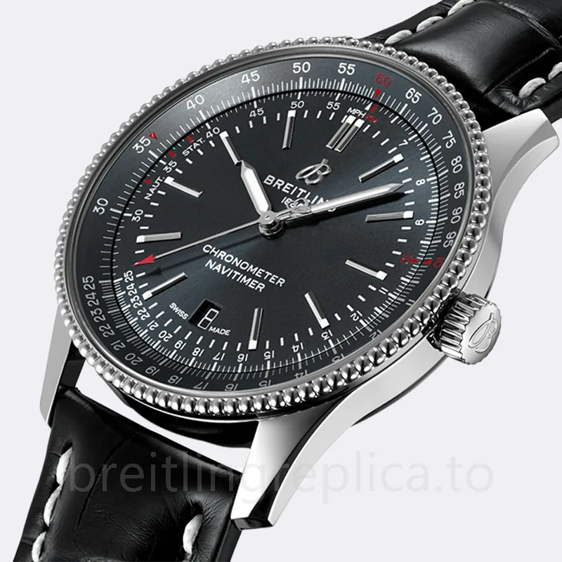 Breitling Navitimer Men's A17326161C1P4 46mm Silver-tone