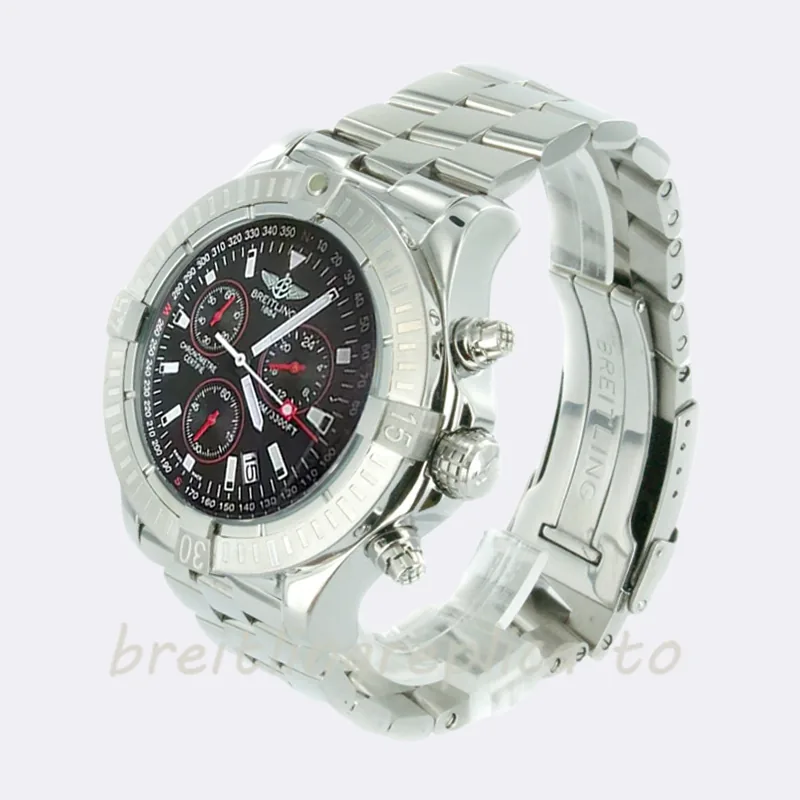 Breitling Avenger Seawolf Men's M73390 46mm Black Dial Stainless Steel