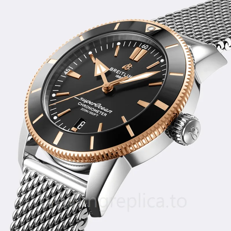 Breitling SuperOcean Heritage Men's 44mm UB2030121B1A1 Watch Black Dial