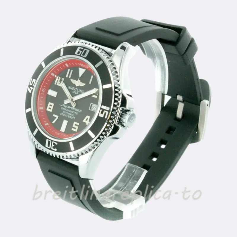 Breitling Superocean Men's SuperoceanBK008 46mm Stainless Steel Black Dial