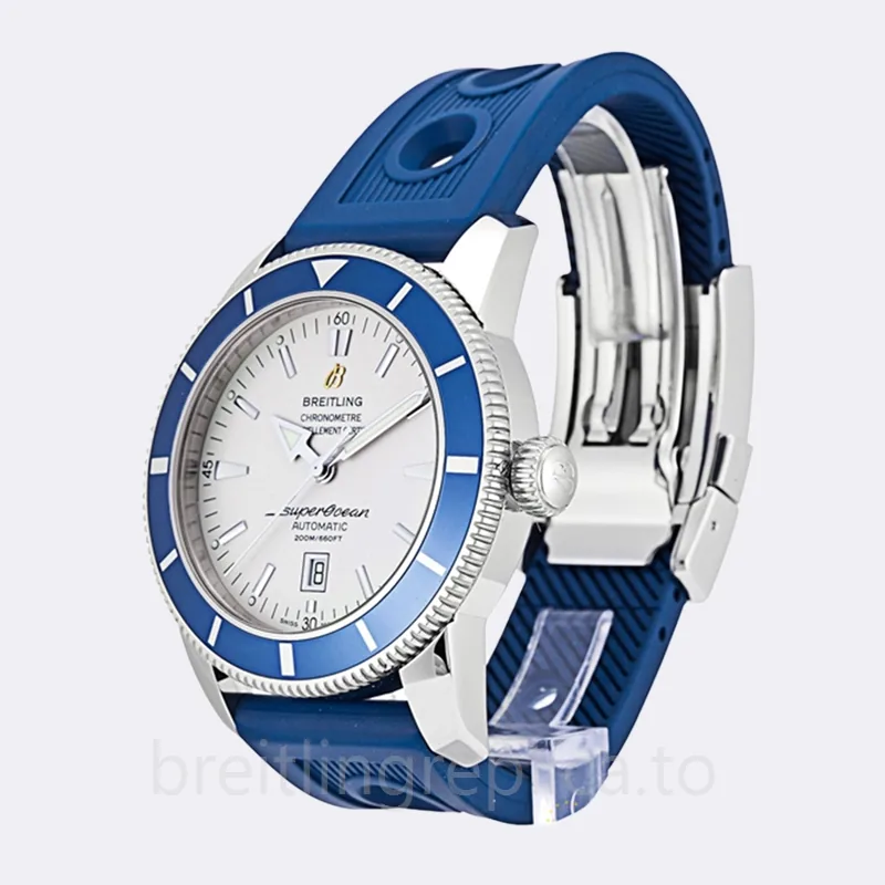 Breitling SuperOcean Heritage A1732016.G642 43mm Men's White Dial Rubber Band