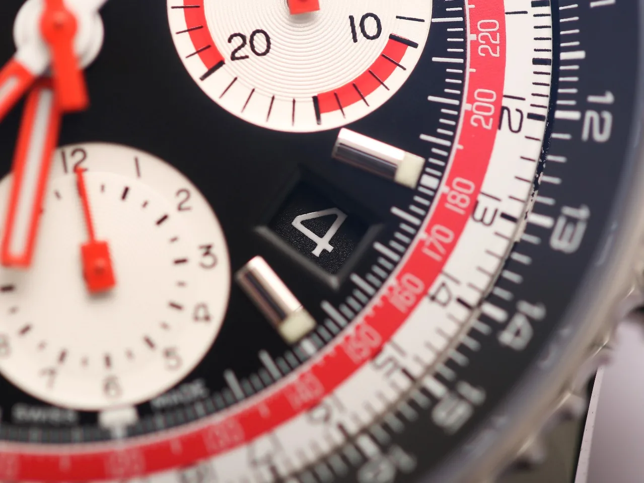 Premium Swiss Breitling Navitimer AB01211B1B1X2 Replica Swissair Edition 43mm Watch – Black Leather Strap