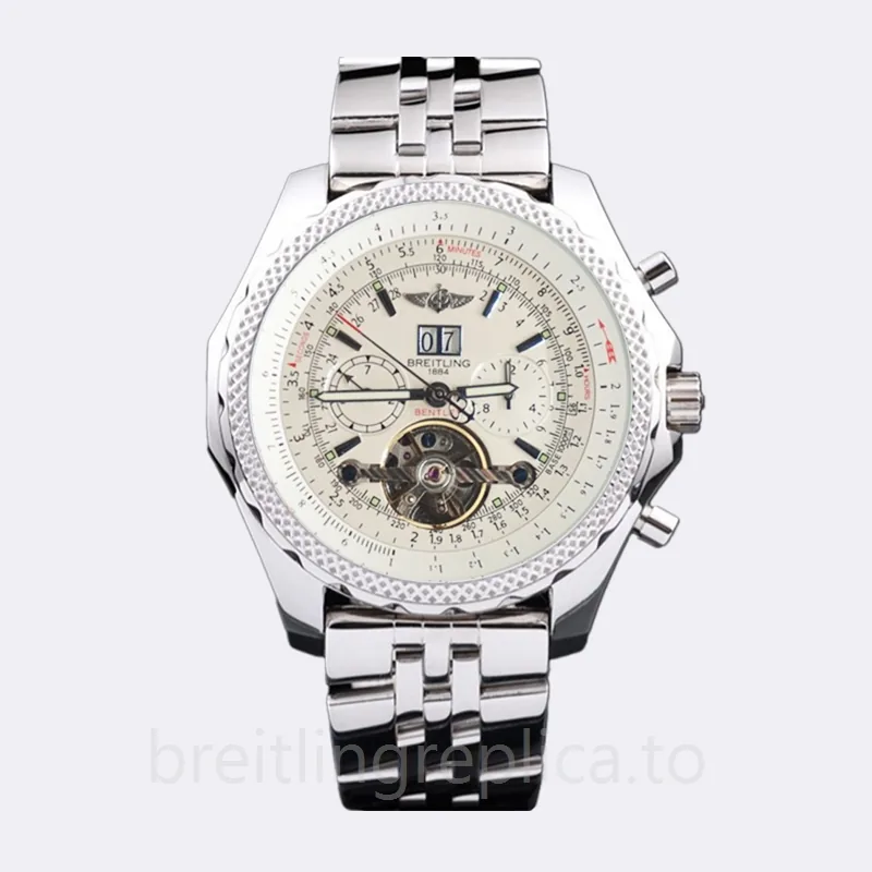 Breitling Bentley Men's 46mm BentleyWSL-003 Automatic Silver-tone