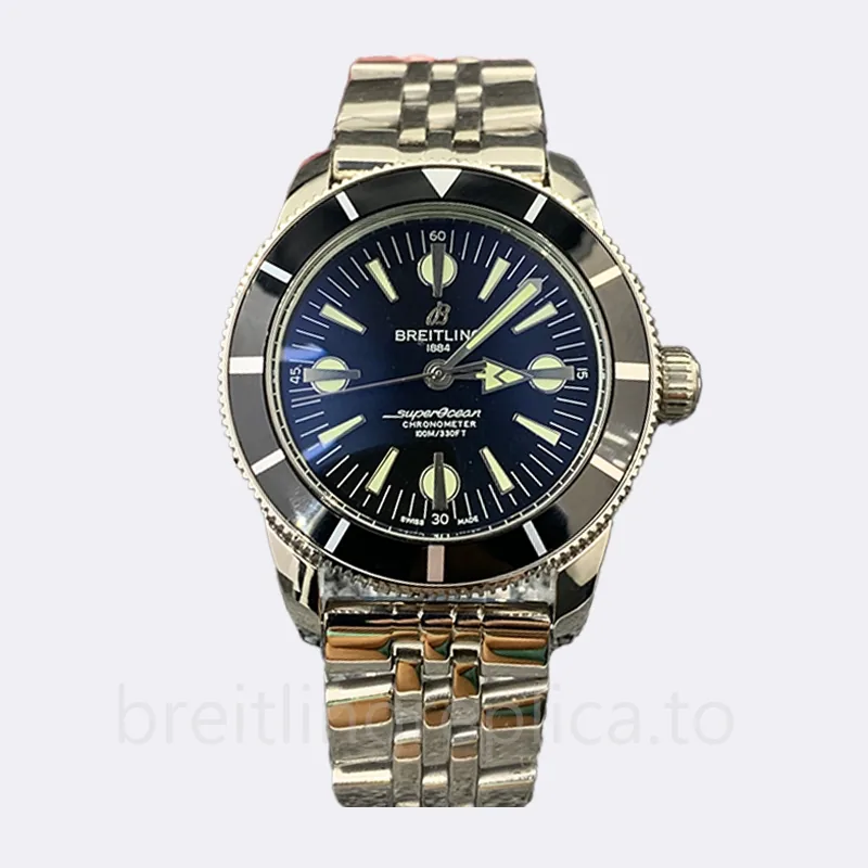 Breitling Superocean Heritage Men's 46mm A10370121B1A1 Stainless Steel Silver-tone