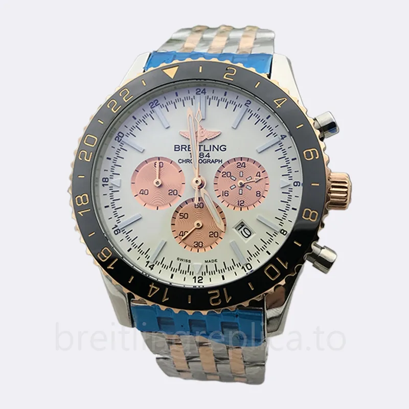 Breitling Chronoliner RB046116-002 Men's 46mm Black Dial Ceramics Bezel