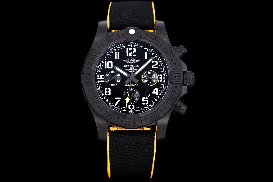 Breitling Avenger Hurricane XB1210E4/BE89/257S Replica 50mm  Watch, Swiss Movement, Black Dial, Men's Luxury Sport Timepiece