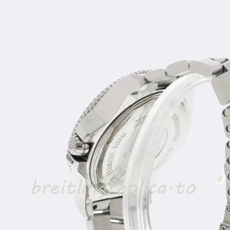 Breitling Superocean A17365-J 46mm Men's Silver-tone Stainless Steel