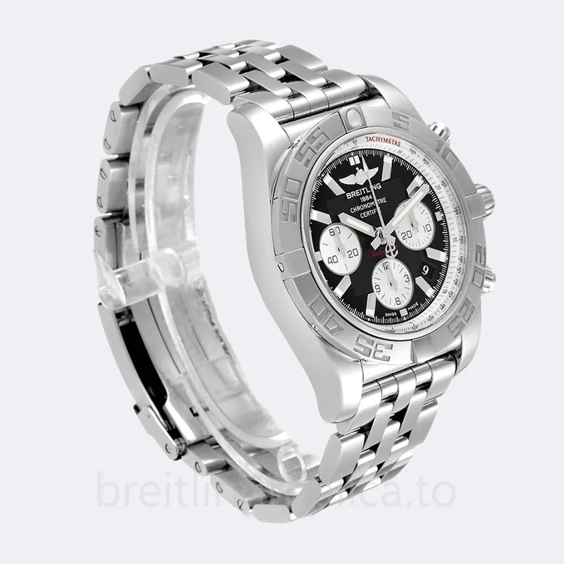 Breitling Chronomat 43mm AB011012.B967 Men's Watch Black Dial