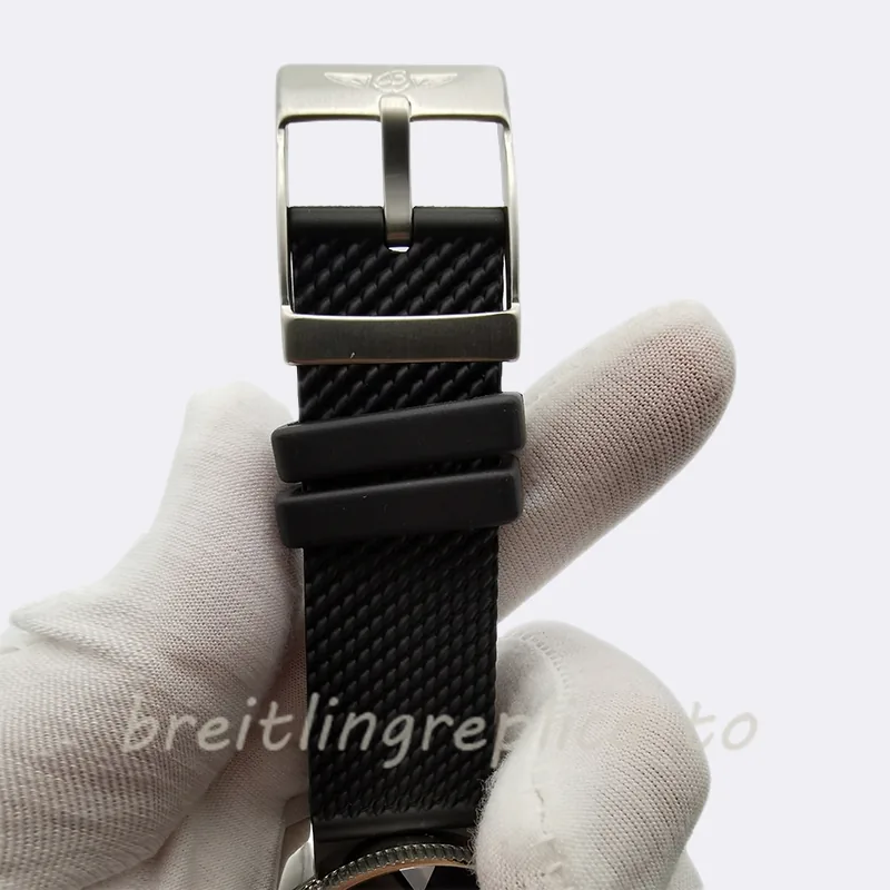 Breitling Superocean 46mm AB2010121B1S1 Men's Black Dial Silver-tone