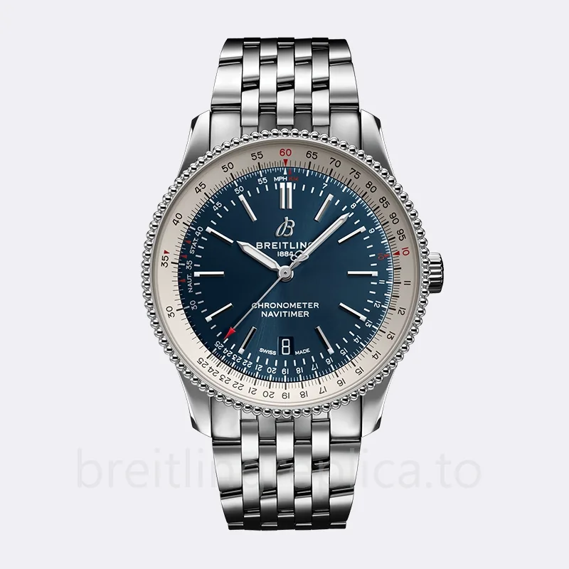 Breitling Navitimer Men's A17326211C1A1 46mm Silver-tone Stainless Steel