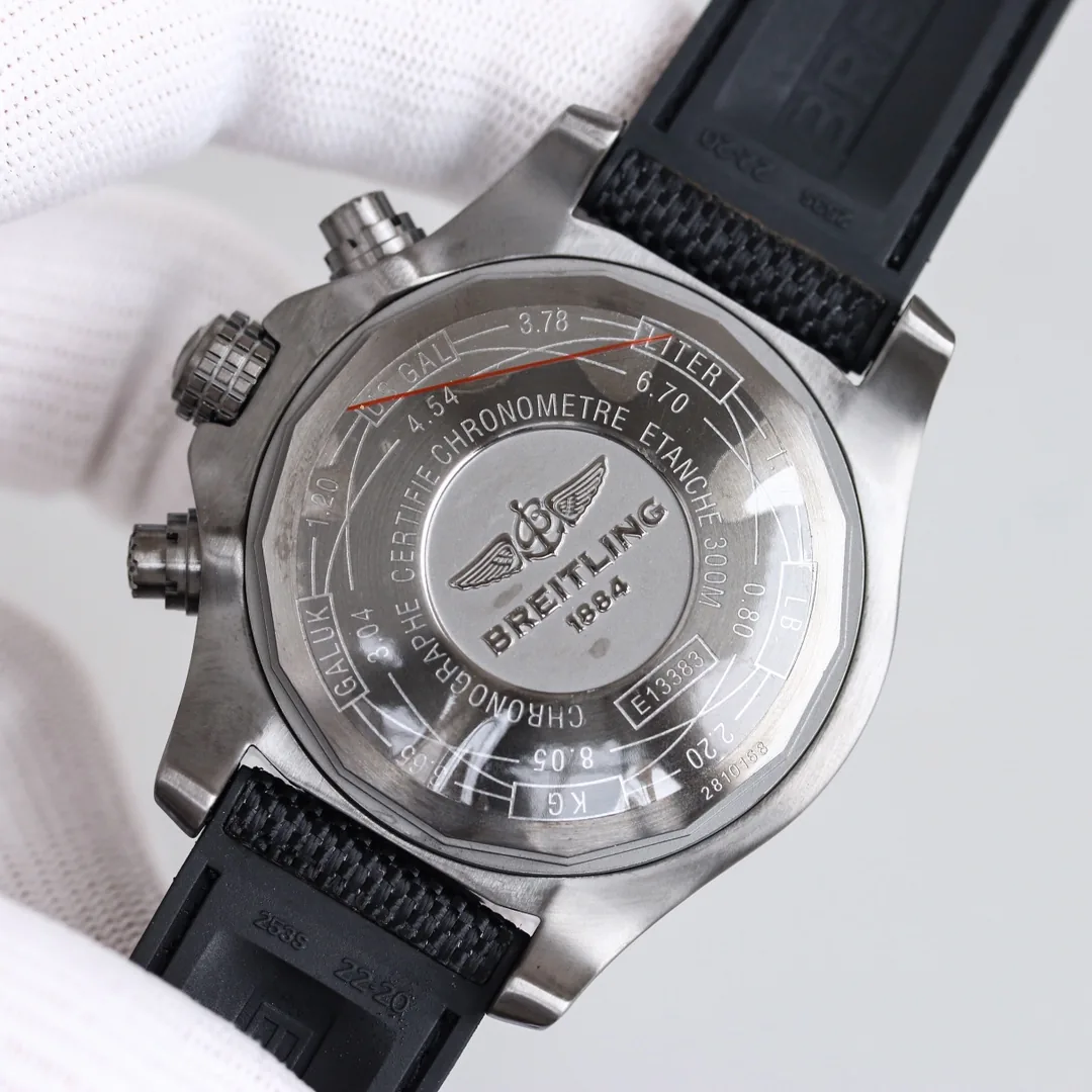 Breitling Avenger Bandit E1338310 Replica - Swiss AAA Super Clone Watch With Black Canvas Strap, Titanium Gray Dial