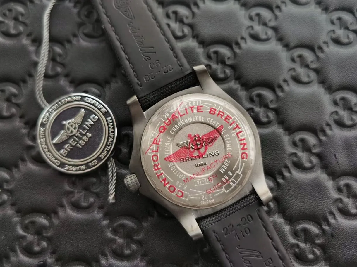 Swiss Replica Breitling Avenger II Seawolf M173312A 45mm Black Dial Men’s Watch With Black Fabric Strap