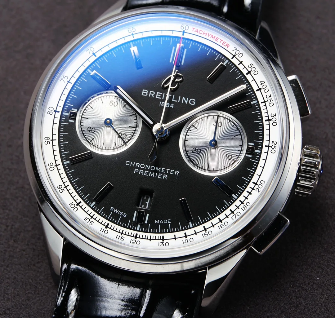 High-End Swiss Breitling Premier B01 AB0118371B1P1 Replica Watch – Classic Design, Vintage Chronograph Look