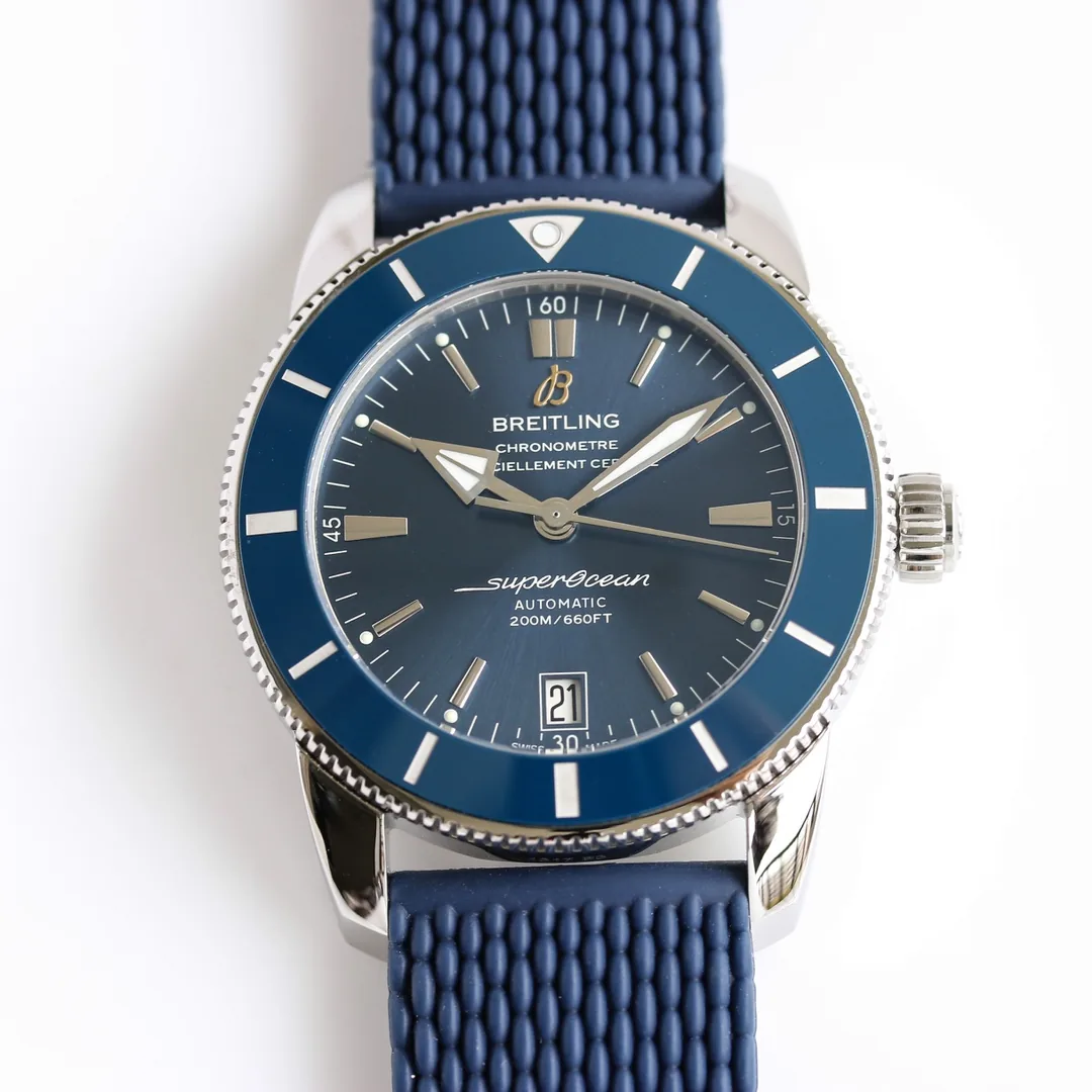 Premium Swiss Breitling Superocean Heritage AB2020161C1S1 Replica Watch – Blue Dial, Blue Ceramic Bezel