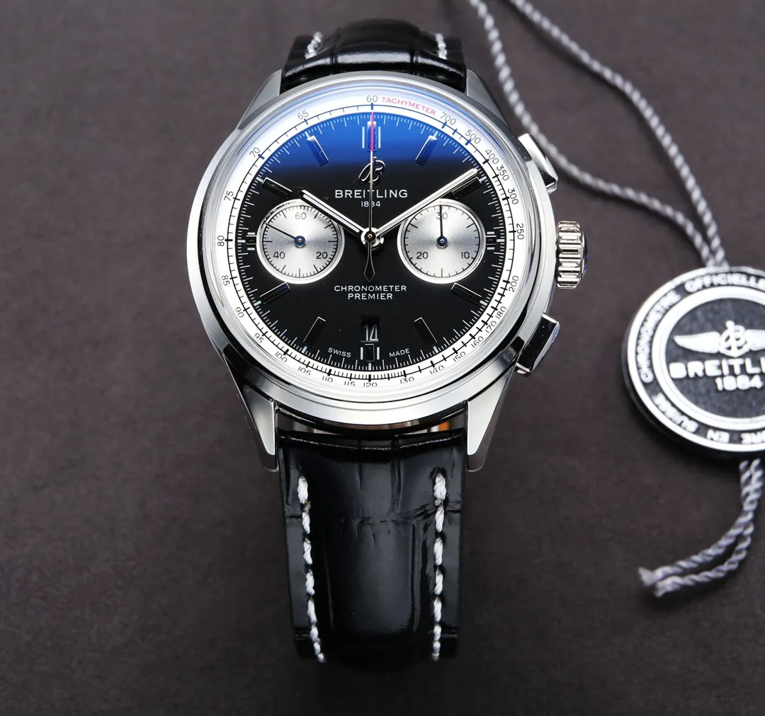 High-End Swiss Breitling Premier B01 AB0118371B1P1 Replica Watch – Classic Design, Vintage Chronograph Look