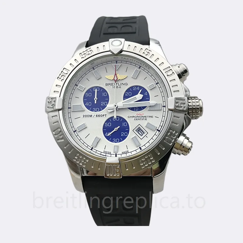 Breitling Colt 46mm A7338811.G790 Men's Silver-tone White Dial
