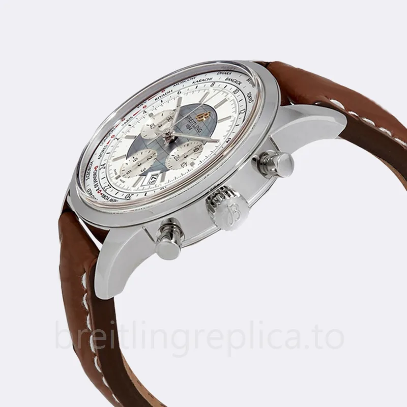 Breitling Transocean Men's AB0510U0.A732 46mm Quartz/Automatic Stainless Steel