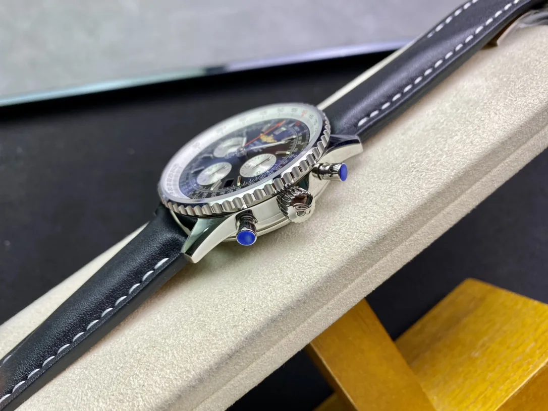 Best Swiss Breitling Navitimer B01 AB0120 Replica Watch - Luxury Men's Chronograph With Black Dial