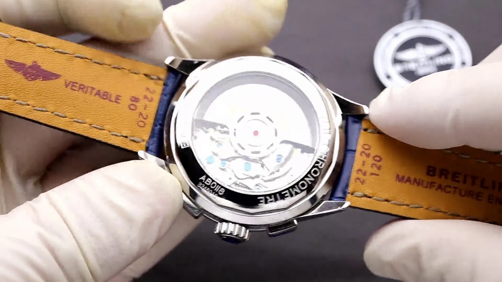 Top Quality AAA Breitling Premier AB0118A61C1P1 Replica – Stylish Blue Dial, Classic Leather Strap