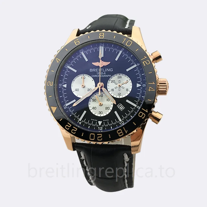 Breitling Chronoliner 46mm Men's RB046116-001 Rose Gold-tone