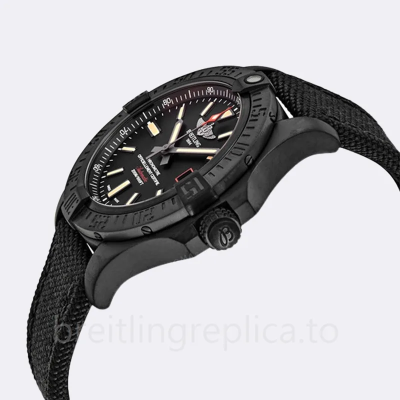 Breitling Avenger 46mm Men's V17311101B1W1 Black-tone Stainless Steel