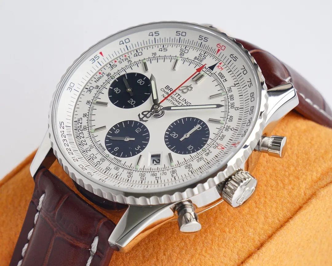 AAA Breitling Navitimer AB0121211G1P2 Replica – Swiss Men's 43mm Chronograph Watch with Sapphire Crystal