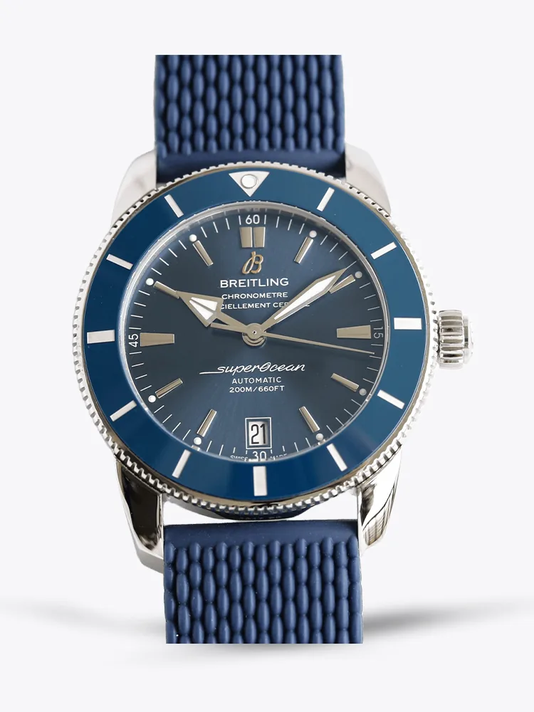 Premium Swiss Breitling Superocean Heritage AB2020161C1S1 Replica Watch – Blue Dial, Blue Ceramic Bezel